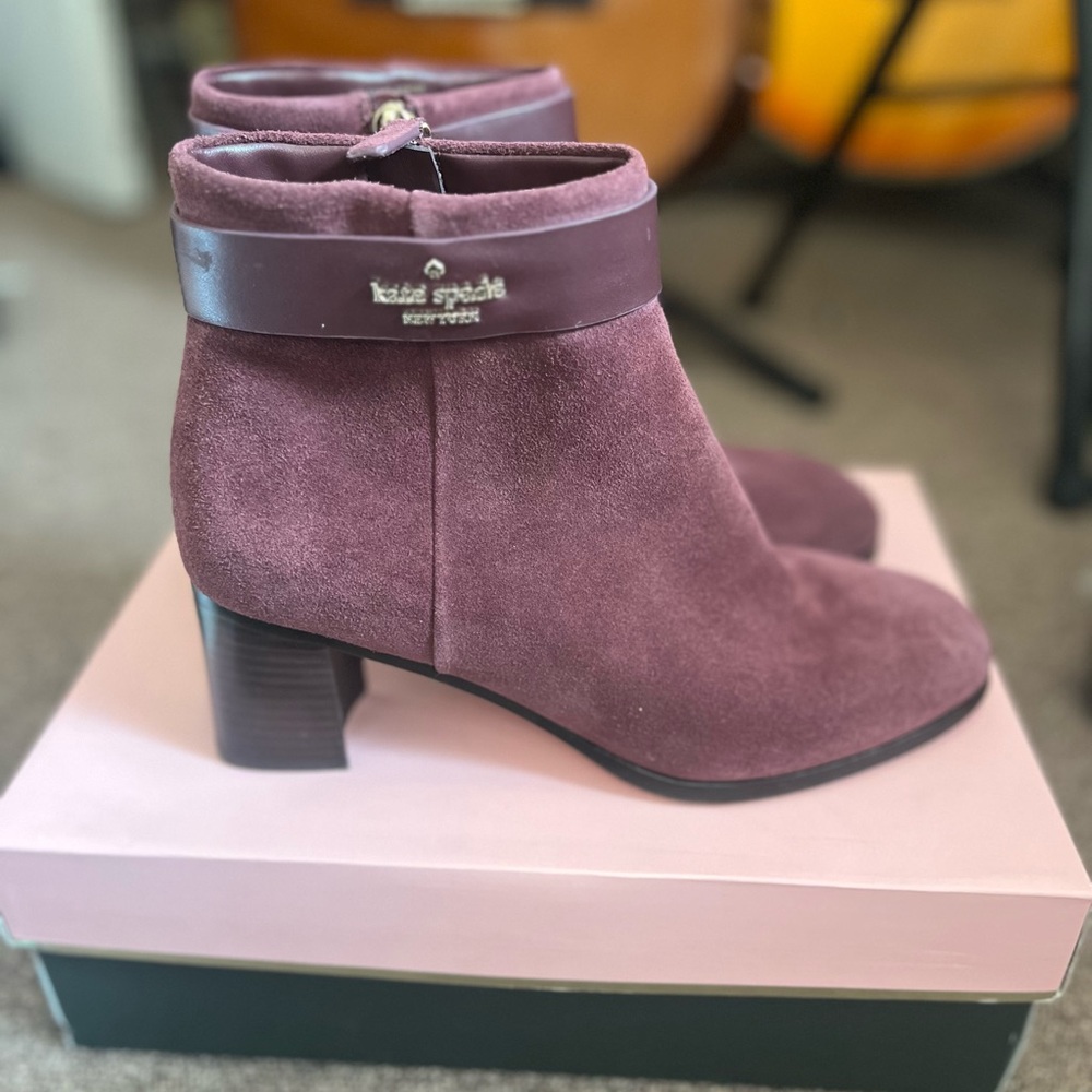 kate spade Women's Purple Ankle Boots